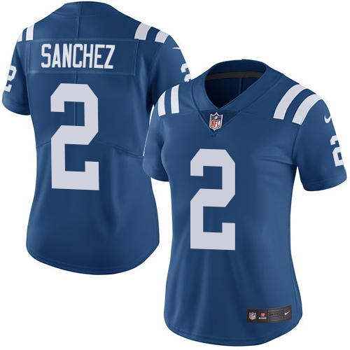 Indianapolis Colts #2 Limited Rigoberto Sanchez Royal Blue Nike NFL Home Women JerseyVapor Untouchable jerseys->youth nfl jersey->Youth Jersey